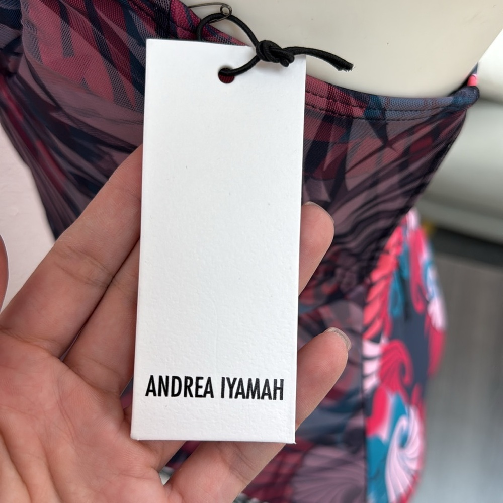 Andrea Iyamah Multicolor Geometric One-Piece Swimsuit - Picture 5 of 6